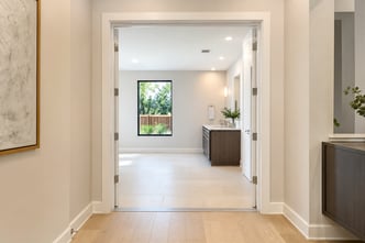 Accessible Widened Doorway in an Austin Home