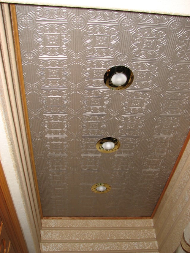 faux tin ceiling