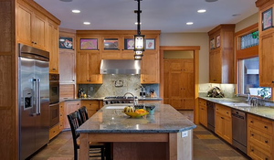 accessible well-lit kitchen