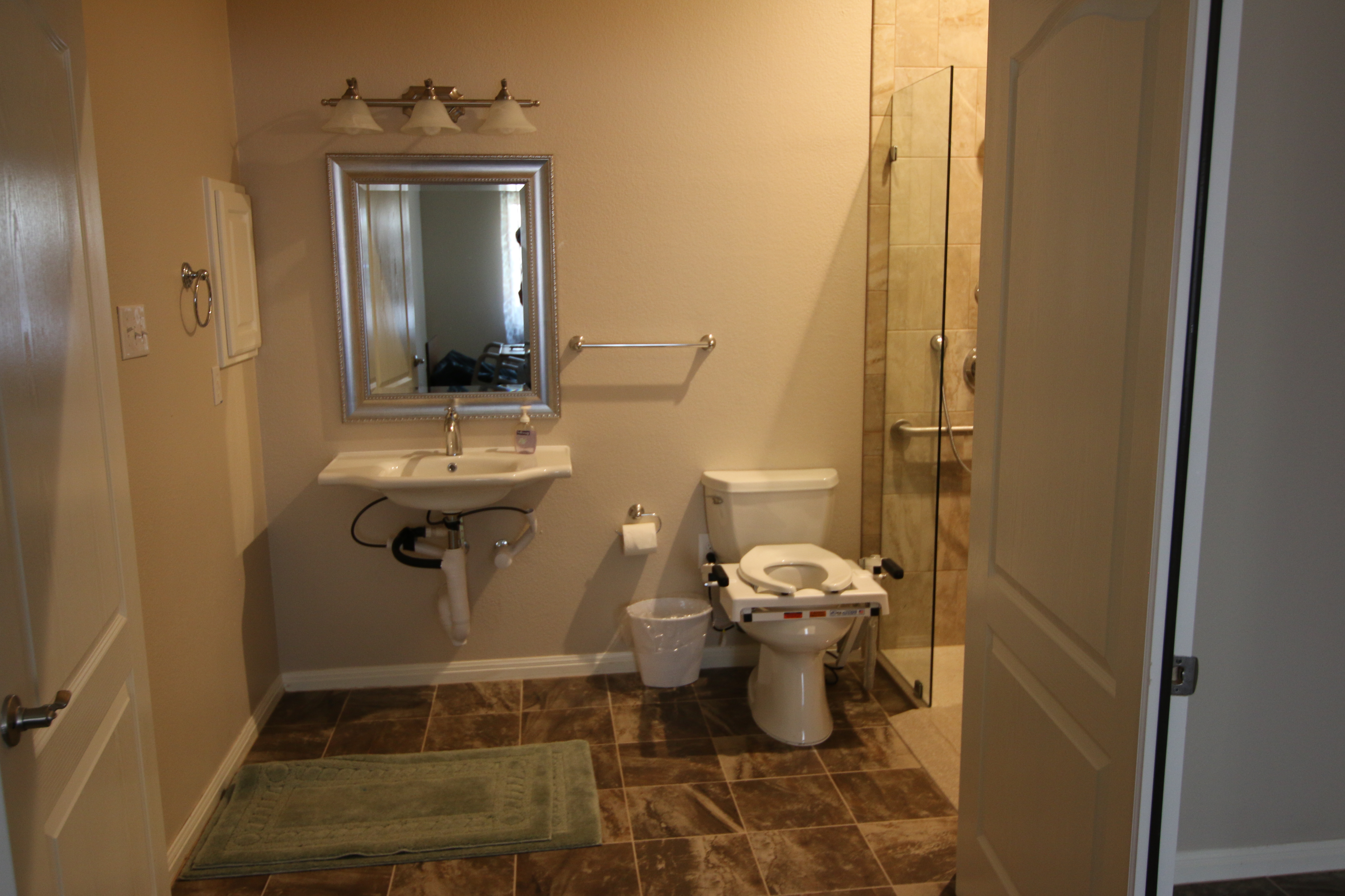 Disability bathroom remodel