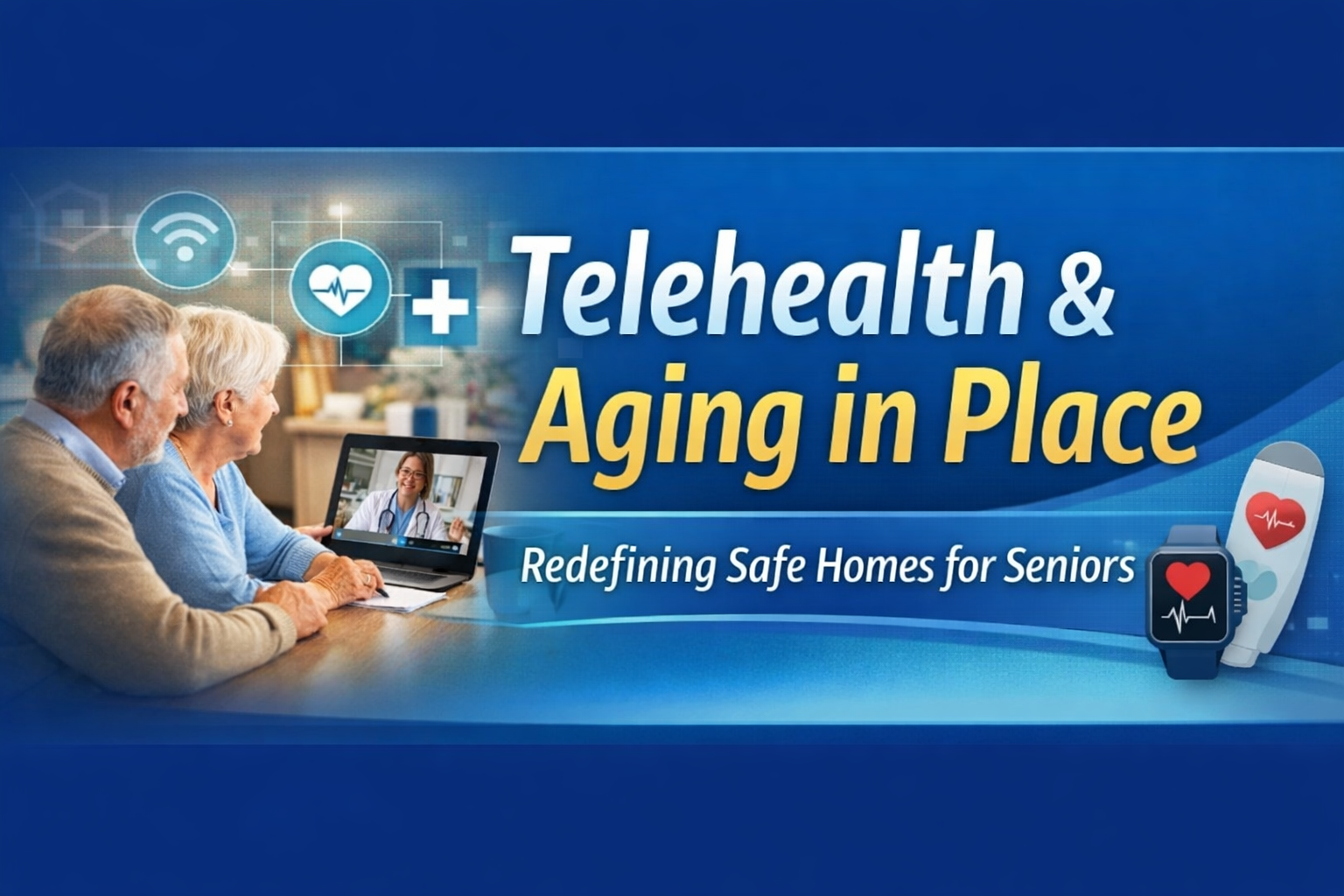 Beyond increased accessibility,  design for telehealth during aging in place home modifications.